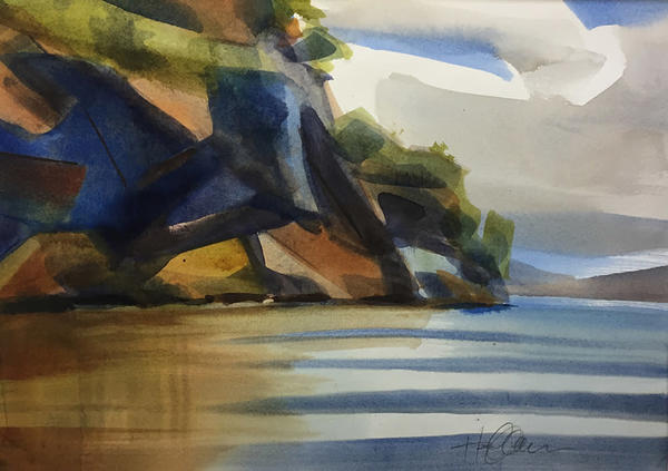 600x423 Abstract Landscape Paintings - Abstract Landscape Painting Acrylic