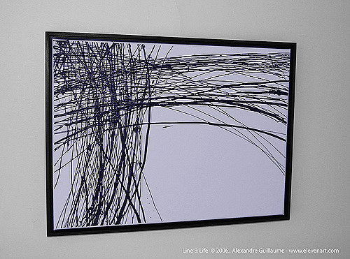 500x371 Abstract Painting New York Nyc - Abstract Line Painting