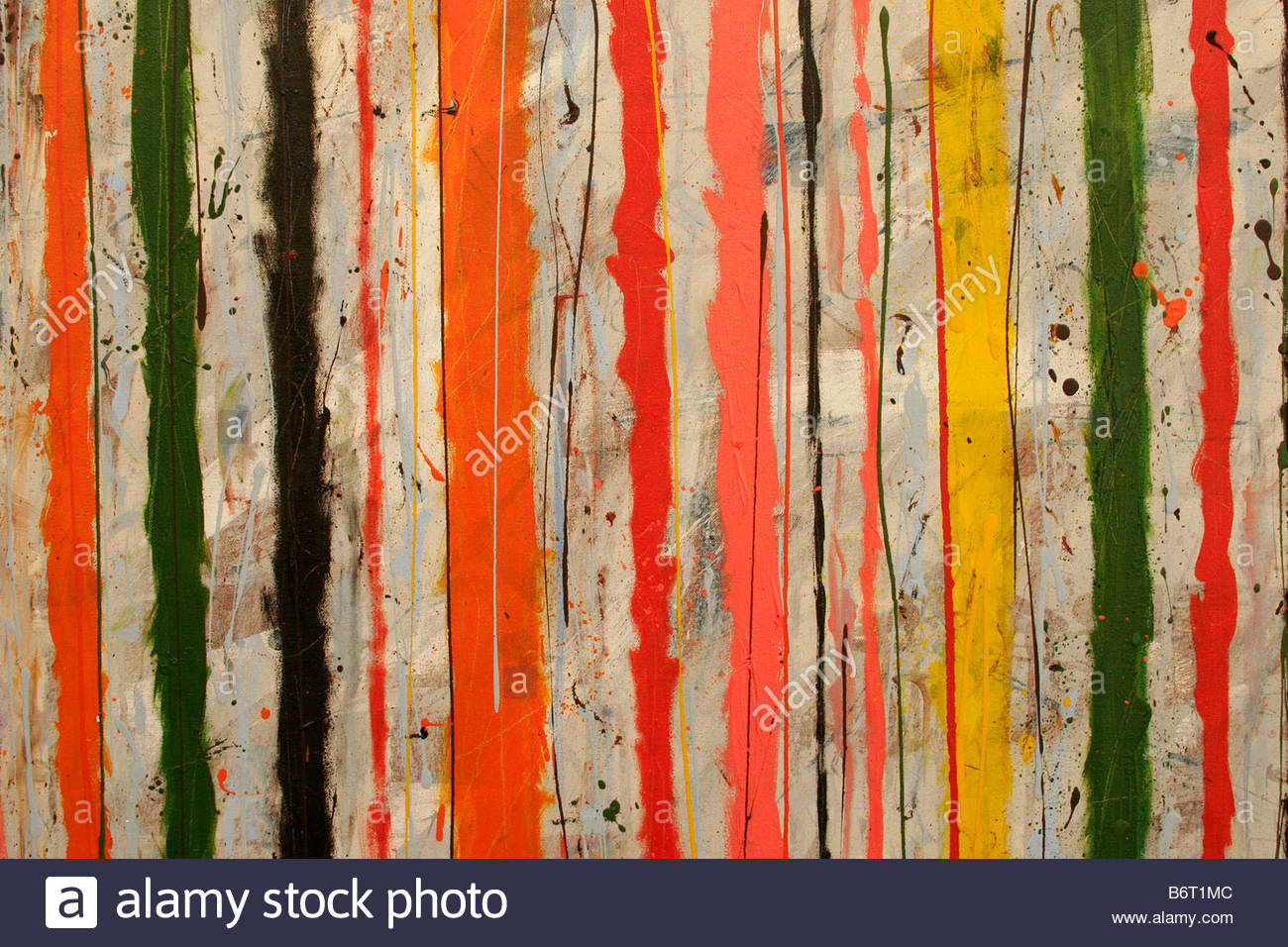 1300x956 Abstract Expressionist Painting Concentrating On Colour And Lines - Abstract Line Painting