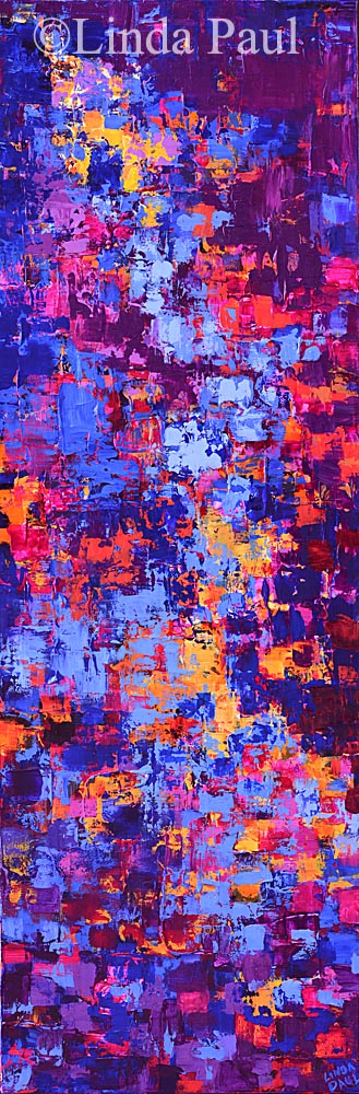 329x1000 The Road Less Traveled - Abstract Line Painting