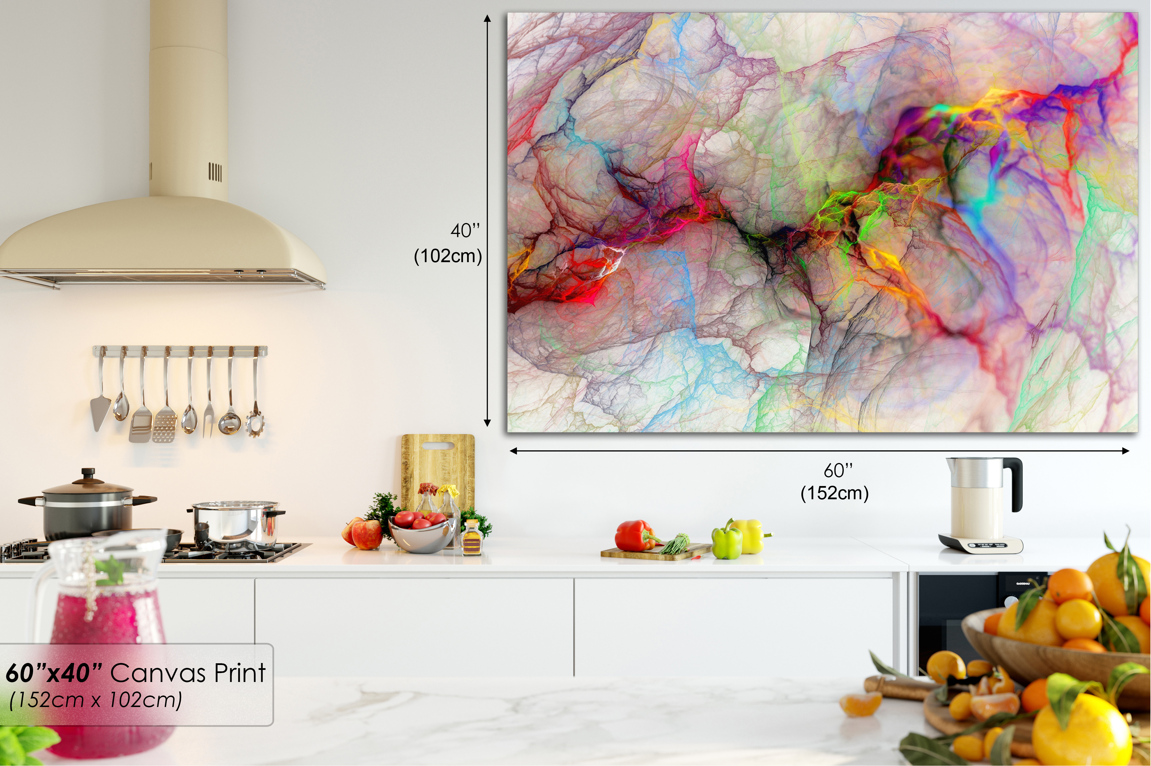 4000x2662 Ab1297 Orange Red Modern Line Art Abstract Wall Art Picture Large - Abstract Line Painting