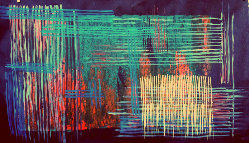 800x458 Abstract Line 1 By Scheinbar - Abstract Line Painting