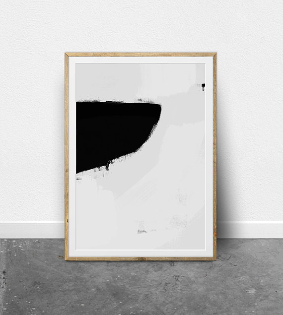 570x635 Minimalist Painting Abstract Wall Art Printable Wall Art - Abstract Minimalist Painting