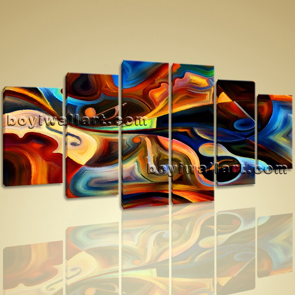 1000x1000 Extra Large Abstract Music Guitar Canvas Art Modern Dining Room 6 - Abstract Music Painting