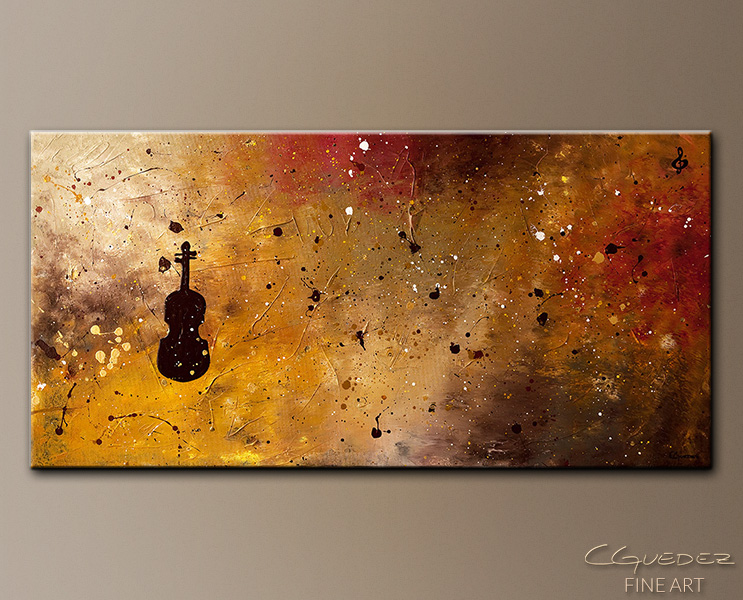 743x600 Large Abstract Art For Sale Allegro Con Brio - Abstract Music Painting