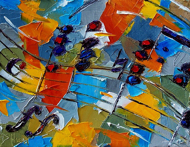 Abstract Music Painting At PaintingValley Com Explore Collection Of   Abstract Music Painting 9 