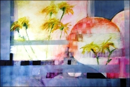 448x301 Sally Bullers Abstract Nature Paintings - Abstract Nature Painting