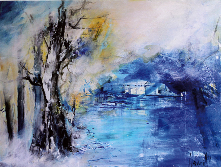 774x587 Abstract Nature Book With Waltraud Nawratil - Abstract Nature Painting