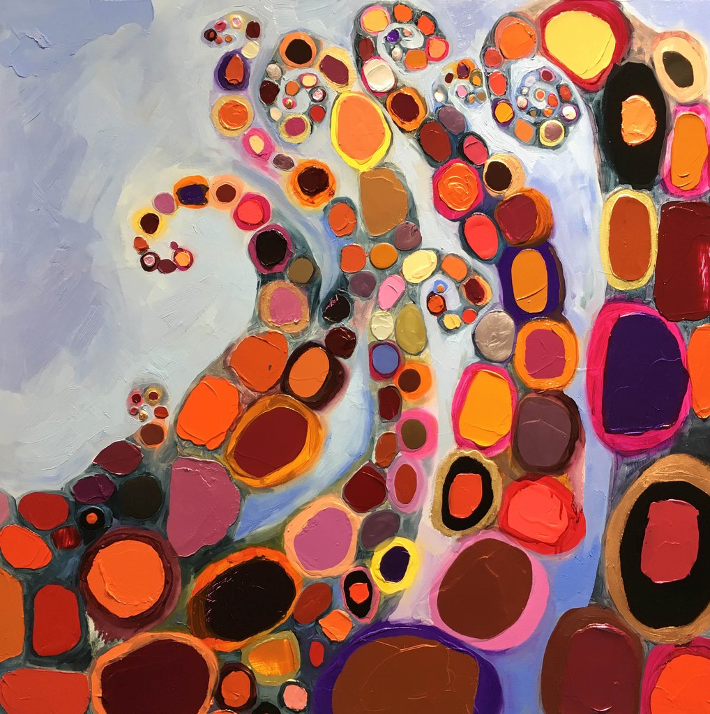 1018x1024 Octopus Arms - Abstract Octopus Painting