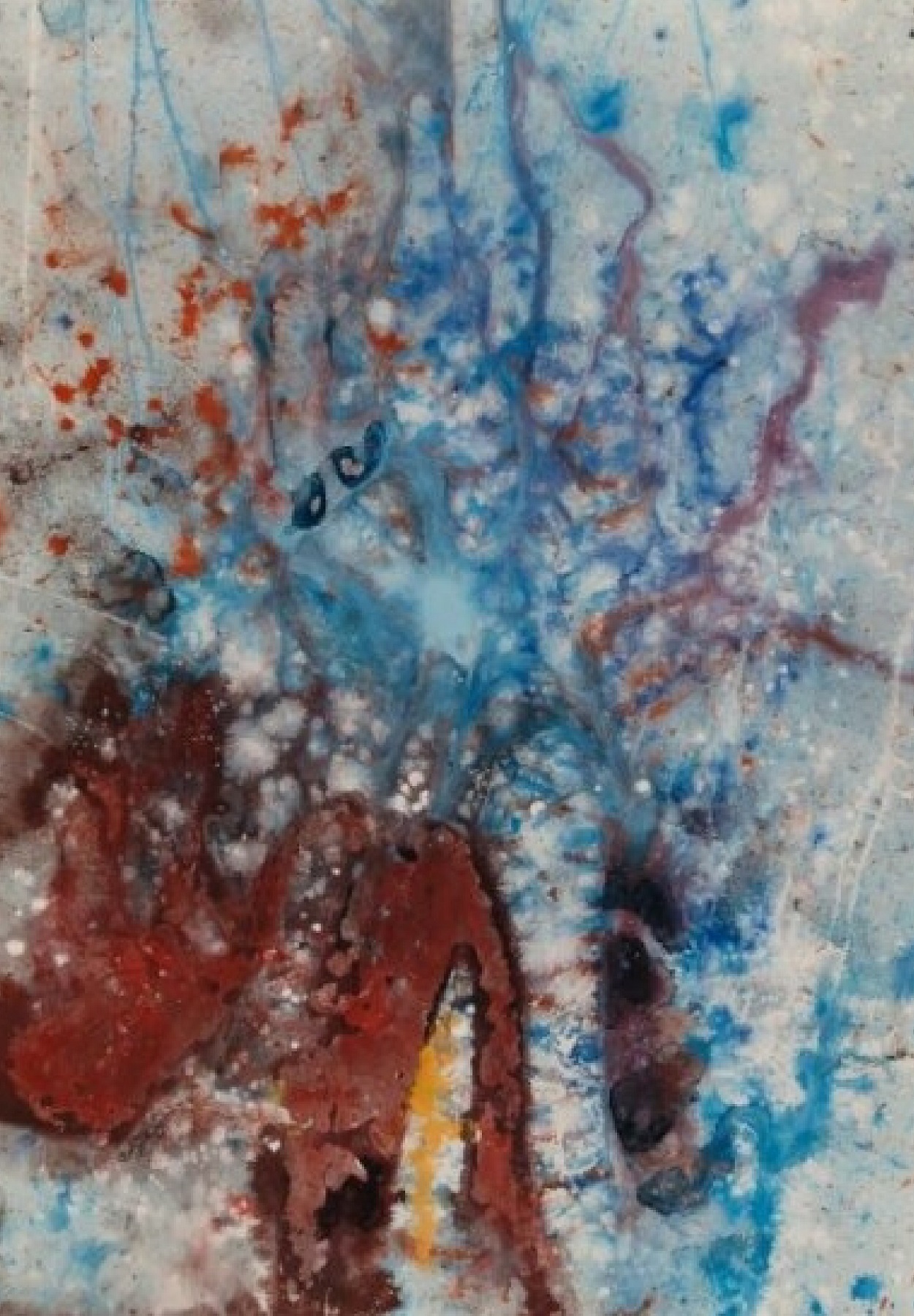 1250x1800 Rumyanka Bozhkova Abstract Painting Art Gallery Online - Abstract Octopus Painting