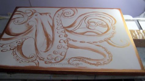 474x266 Abstract Octopus Painting - Abstract Octopus Painting