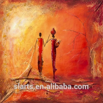350x350 African Women Abstract Oil Painting - Abstract Oil Painting
