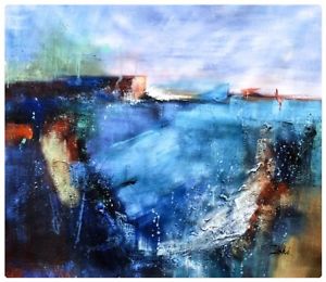 300x260 Abstract Oil Painting On Canvas,100% Hand Painted, Reflection - Abstract Oil Painting