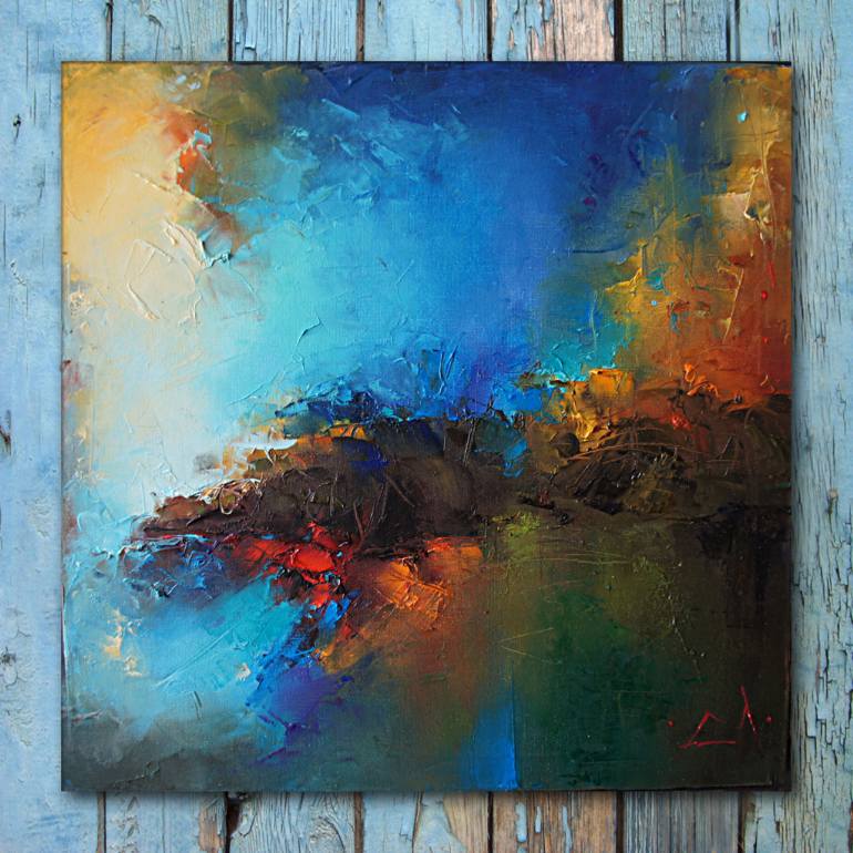 770x770 Saatchi Art Landscape - Abstract Oil Painting On Canvas