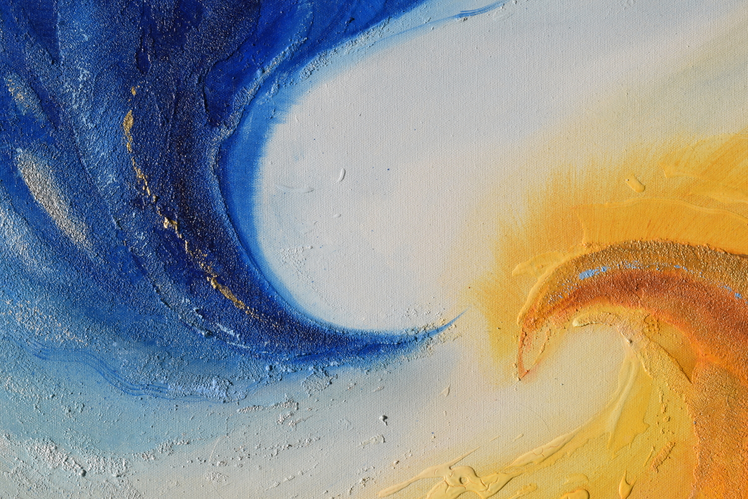 1500x1000 Abstract Painting Day And Night - Abstract Painting