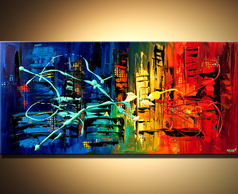 788x641 Painting - Abstract Painting Colorful