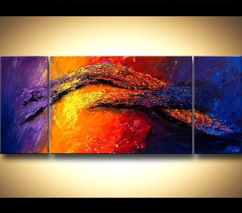 850x750 Painting - Abstract Painting Colorful