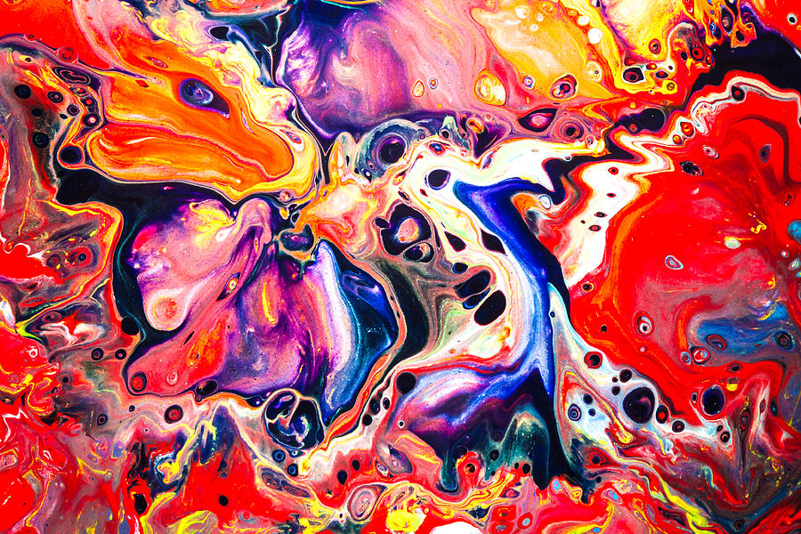 900x600 Best Friends - Abstract Painting Colorful