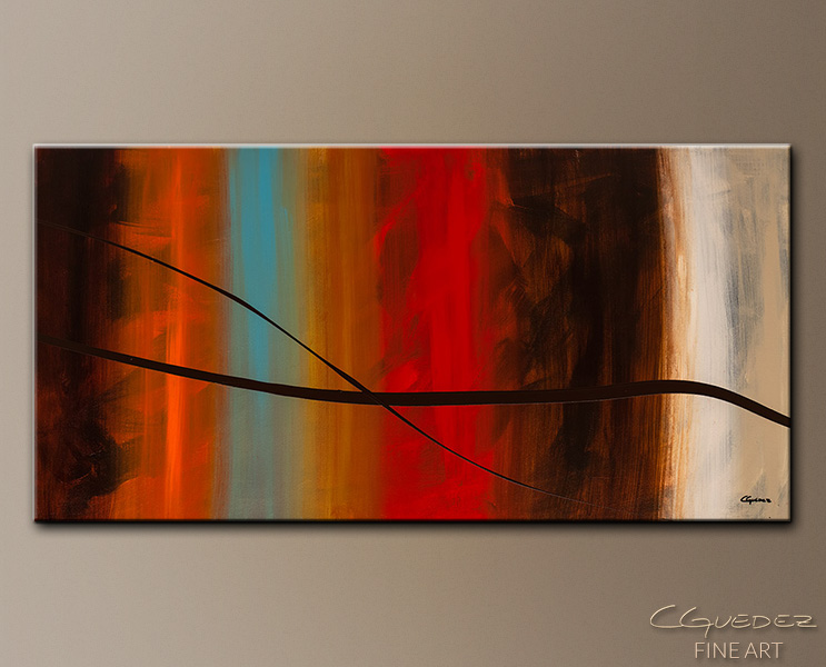743x600 Colorful Canvas Art Painting - Abstract Painting Designs
