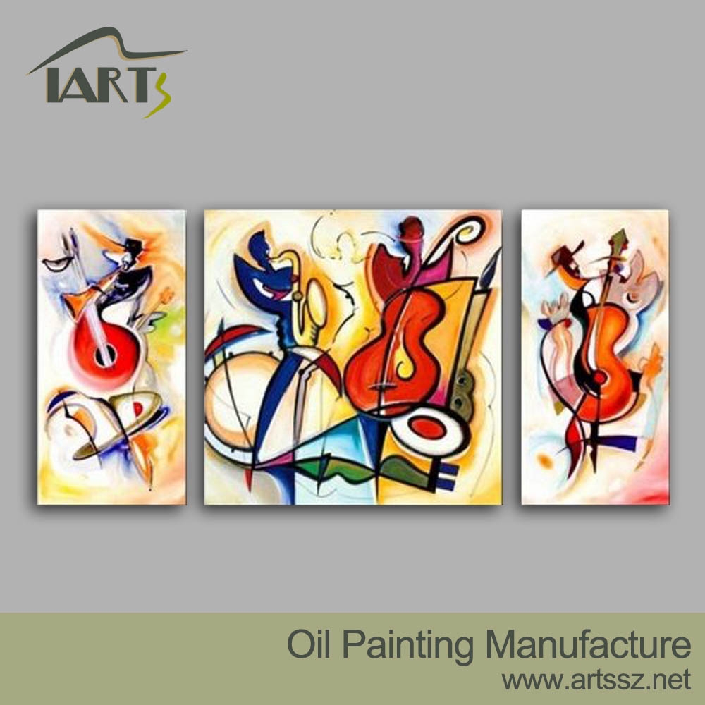 1000x1000 Group Oil Painting Design Abstract Painting 3 Pieces - Abstract Painting Designs
