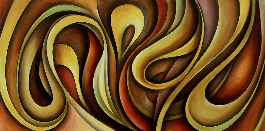 900x445 Abstract Design 11 Painting By Michael Lang - Abstract Painting Designs