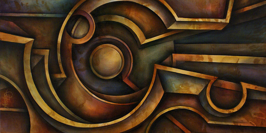 900x450 Abstract Design 87 Painting By Michael Lang - Abstract Painting Designs