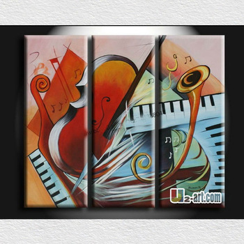 350x350 Gift For Kids Simple Abstract Paintings For Bedroom Wall - Abstract Painting For Kids