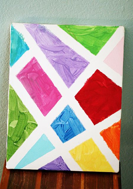 450x638 Simple Abstract Painting With Kids Httplets - Abstract Painting For Kids