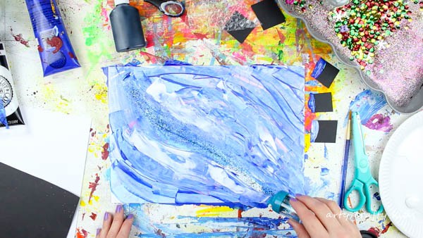 600x338 Abstract Winter Art For Kids - Abstract Painting For Kids