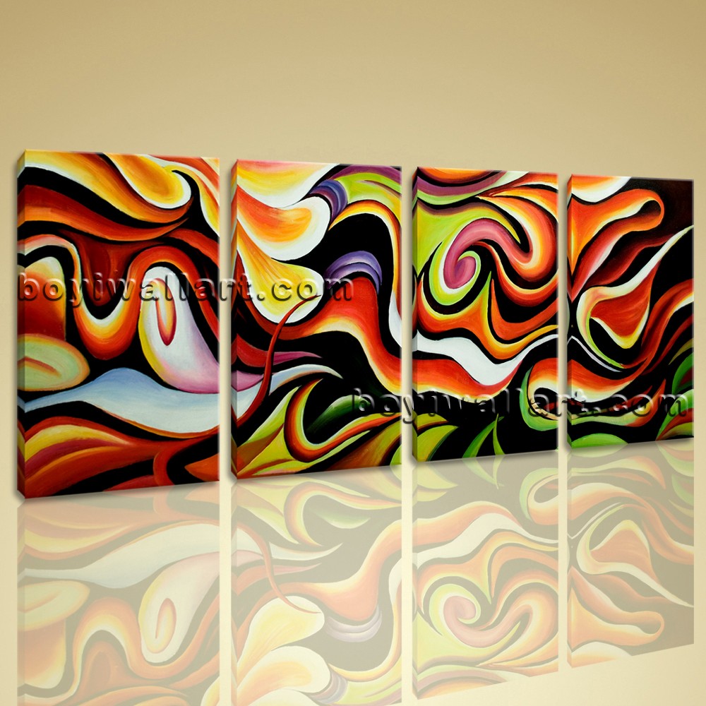 1000x1000 Huge Wall Art Abstract Painting Home Decoration Ideas Canvas Print - Abstract Painting Images