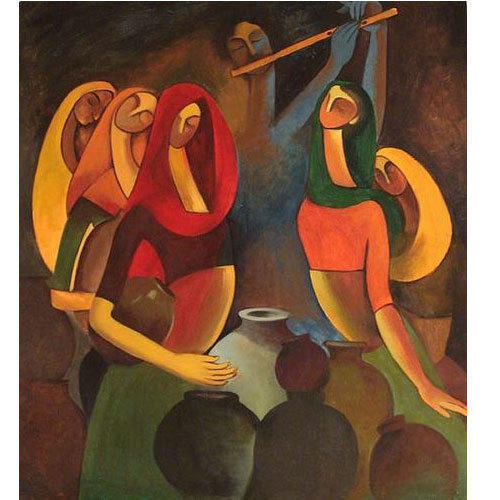 500x500 Watercolor Abstract Painting - Abstract Painting Images