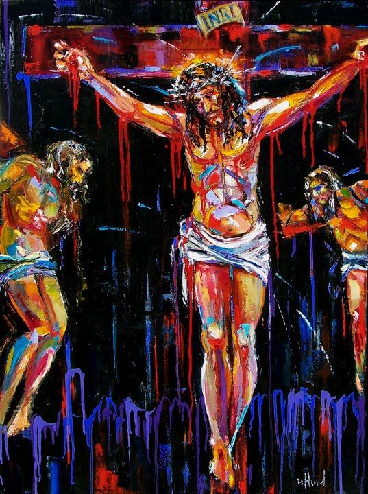 537x720 Modern Paintings Jesus Finds Me Abstract. Of It All - Abstract Painting Of Jesus