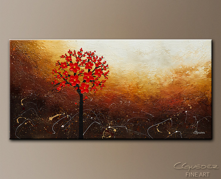 743x600 Flower Painting Season Of Love - Abstract Painting Of Love