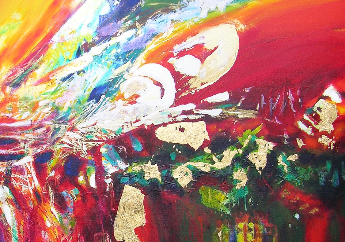 1126x792 Large, Colorful Abstract Contemporary Paintings And Prints - Abstract Painting Prints