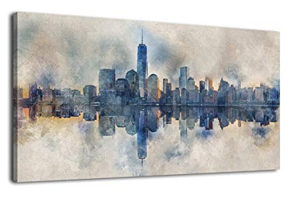 425x289 Canvas Wall Art Abstract Painting Prints New York - Abstract Painting Prints