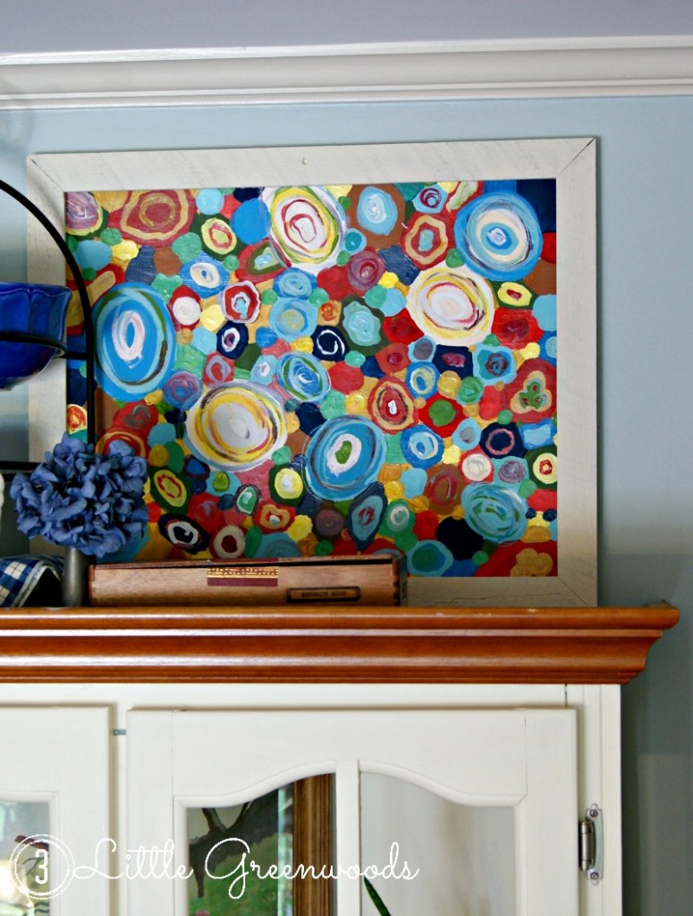 775x1024 Diy Abstract Art - Abstract Painting With Circles