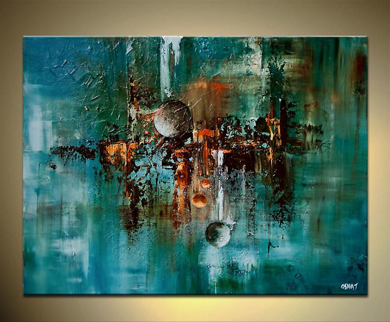 788x650 Painting - Abstract Painting With Circles