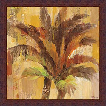 355x355 Island Breeze Ii Albena Hristova Palm Trees Abstract - Abstract Palm Tree Painting