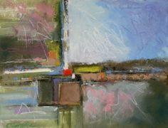 Abstract Pastel Painting