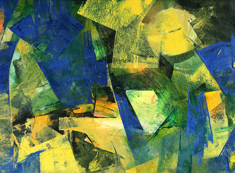 800x592 Yellow Peacock By Artist Siddhesh Rane Abstract Art Acrylic - Abstract Peacock Acrylic Painting