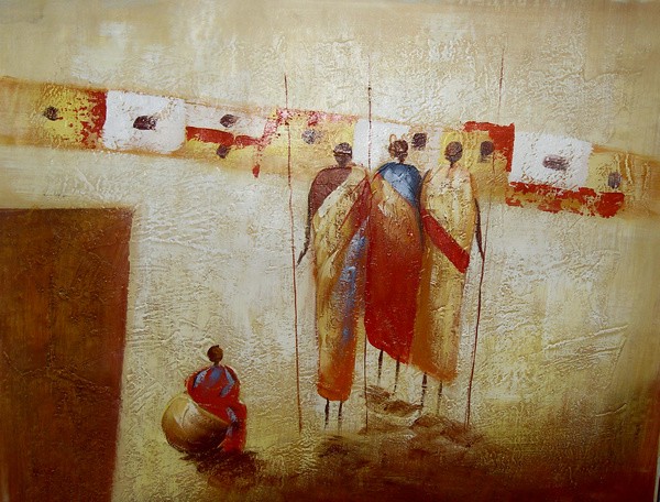 Abstract People Painting