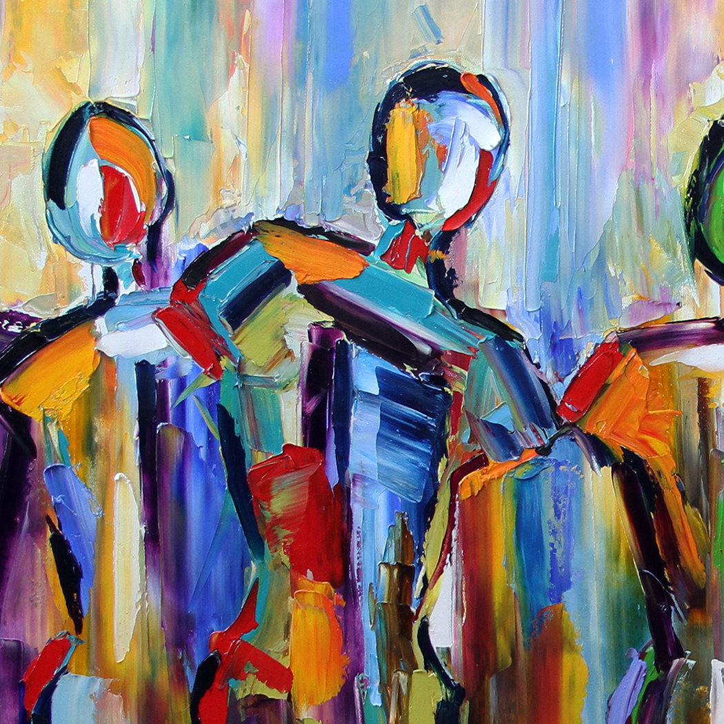 Abstract People Painting at Explore collection of