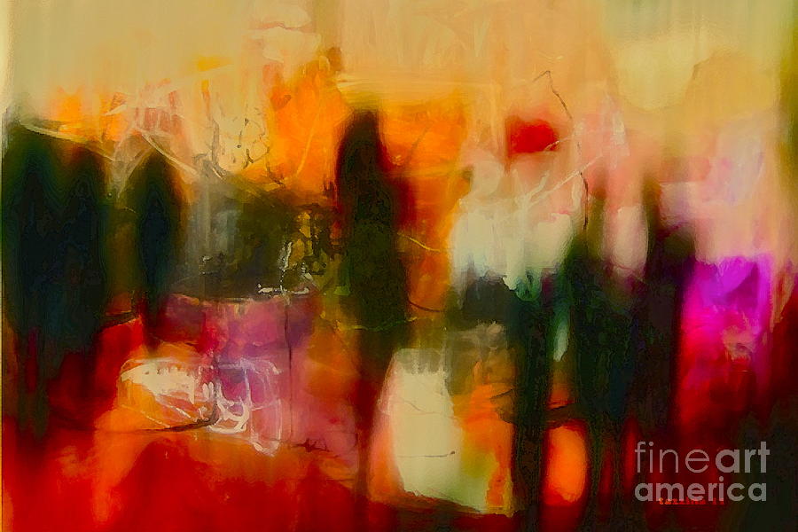 900x600 Abstract People Photograph By Danica Radman - Abstract People Painting