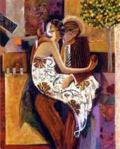 242x300 China Oil Painting Abstract Person Decoration On Canvas - Abstract Person Painting