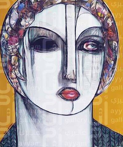 400x479 Logo Inspiration We Love Crafts Lady Face, Art - Abstract Person Painting