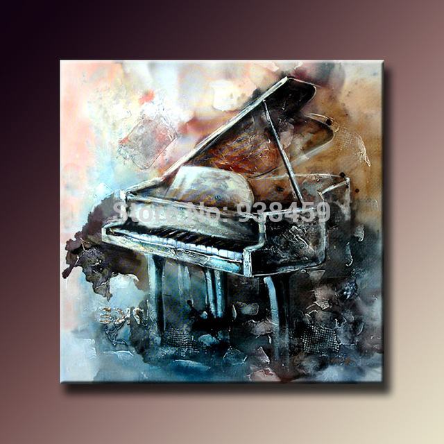 Abstract Piano Painting