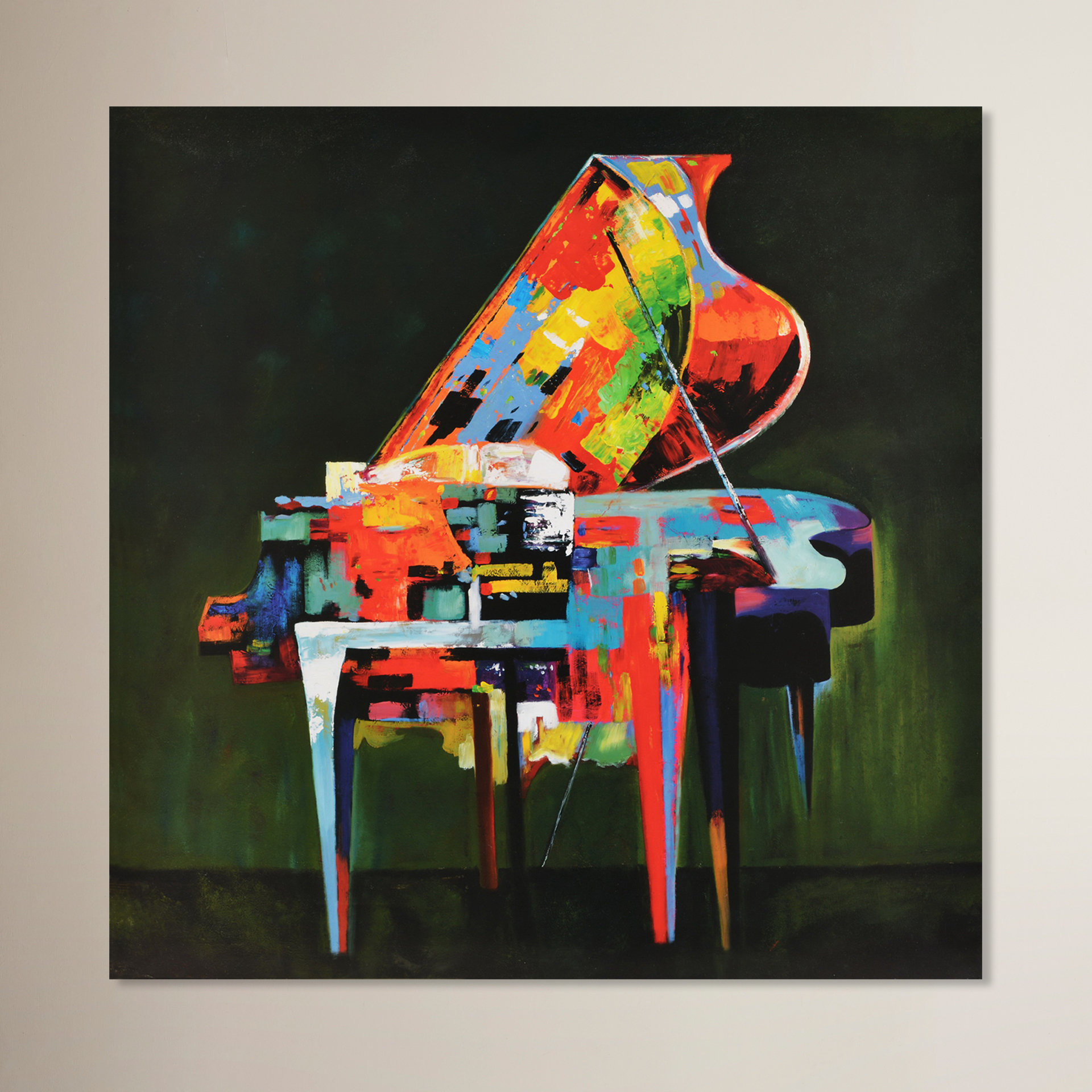 Abstract Piano Painting at PaintingValley.com | Explore collection of ...