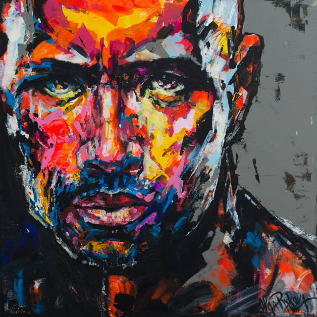 640x640 Abstract Portraits Force Painting By Olga Rykova - Abstract Portrait Painting