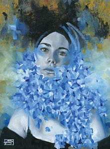 221x300 Abstract Portrait Paintings Fine Art America - Abstract Portrait Painting