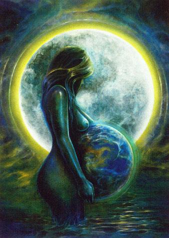 338x475 Pregnant Art Pictures Group - Abstract Pregnant Woman Painting